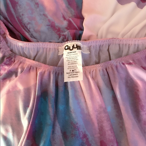 Plus Size Pastel Print Jumpsuit - Picture 8 of 8